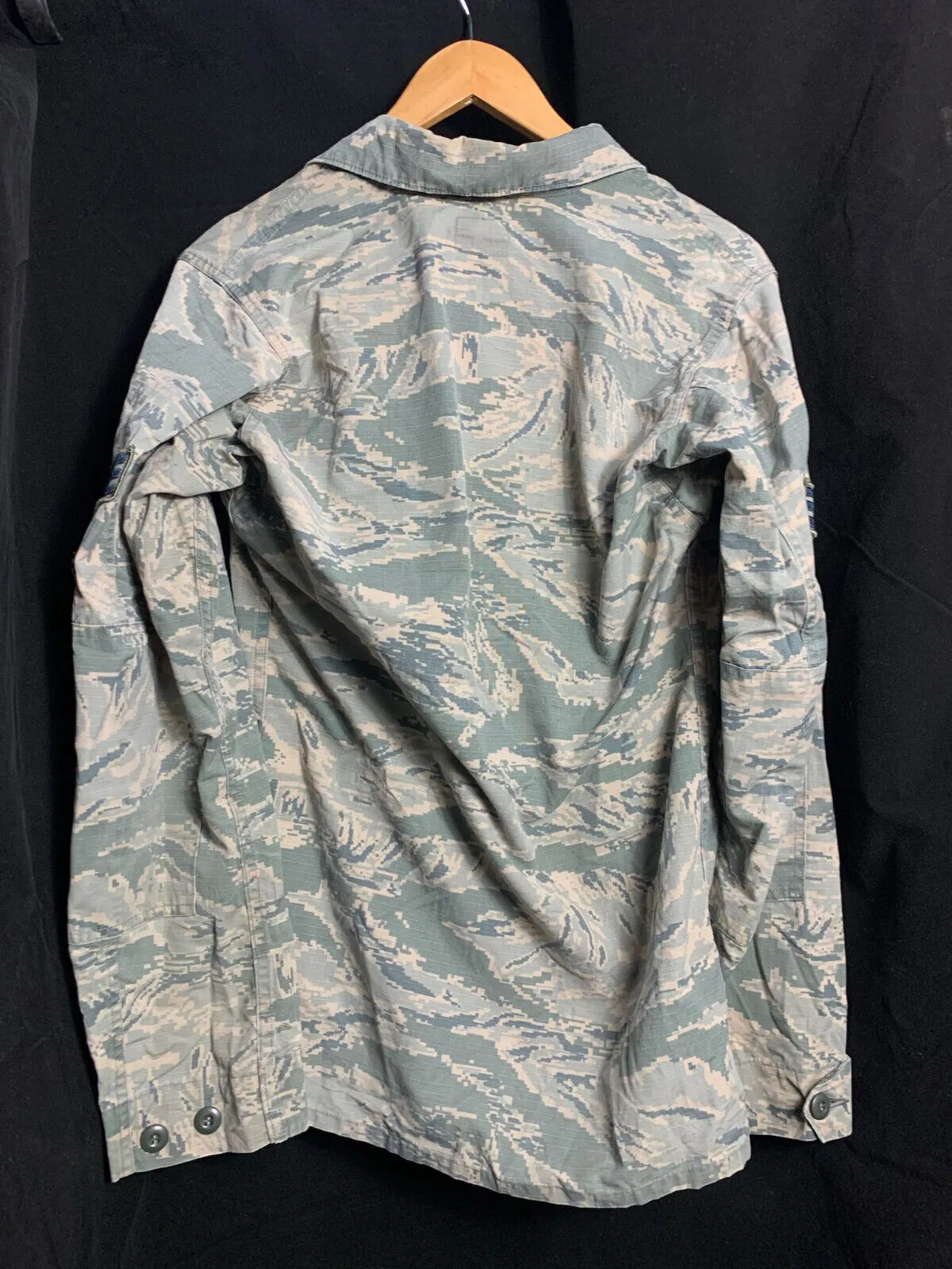 US Air Force Issue ACU Digicam Digital Camouflage Ripstop Shirt - 34" Large