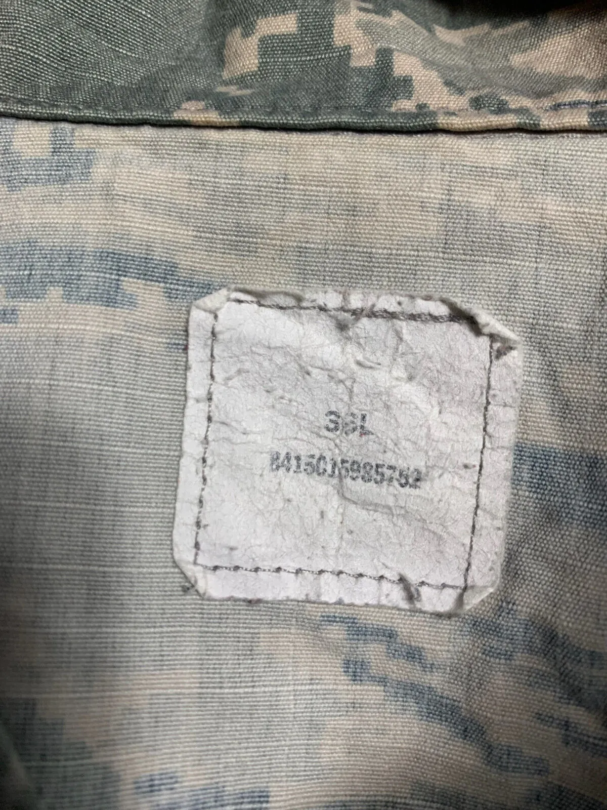 US Air Force Issue ACU Digicam Digital Camouflage Ripstop Shirt - 36"L - Captain