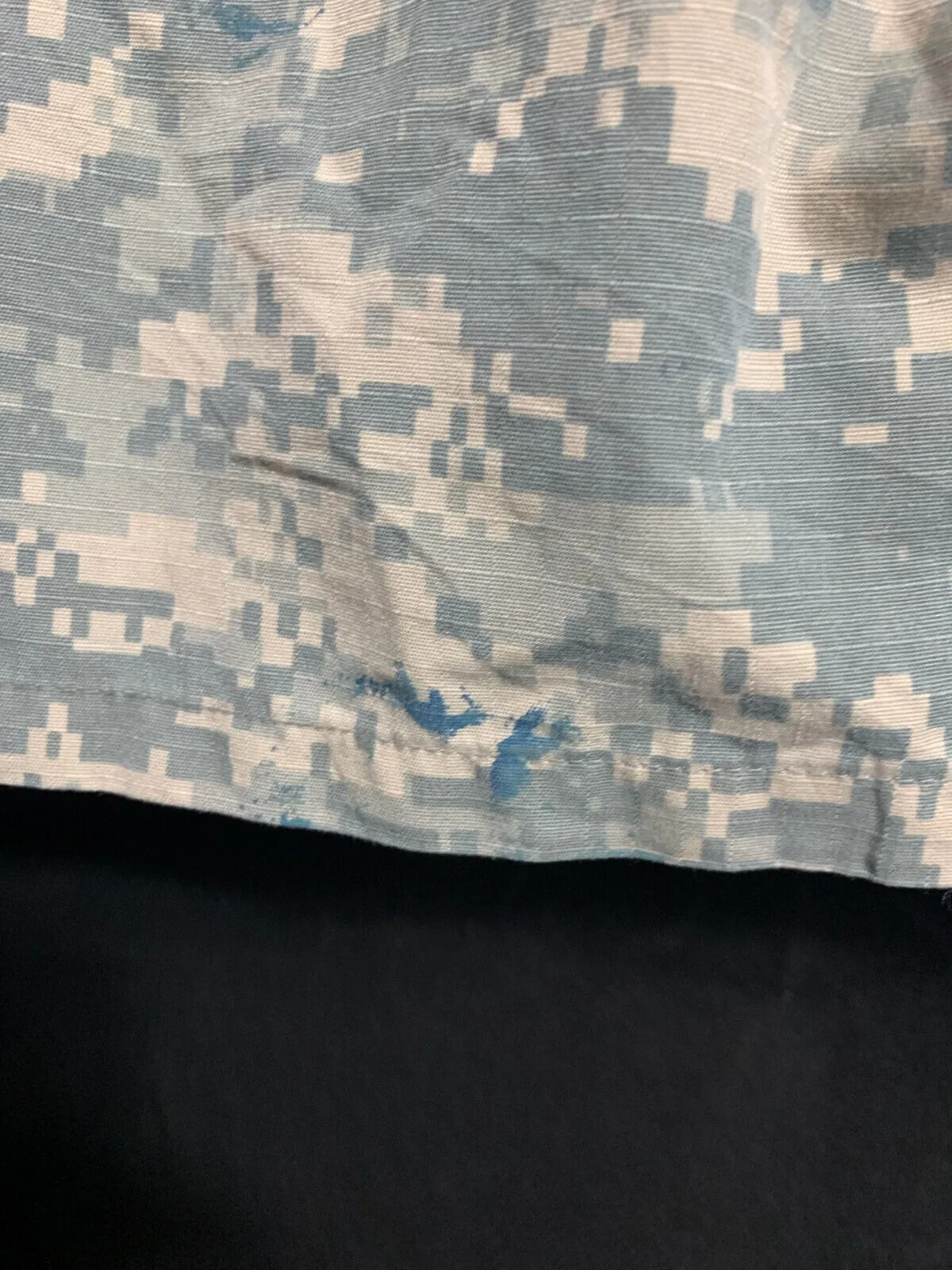 US Army Issue ACU Digicam Digital Camouflage Ripstop Shirt - Medium Long