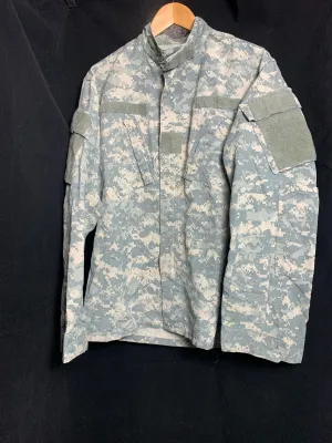 US Army Issue ACU Digicam Digital Camouflage Ripstop Shirt - Medium Long