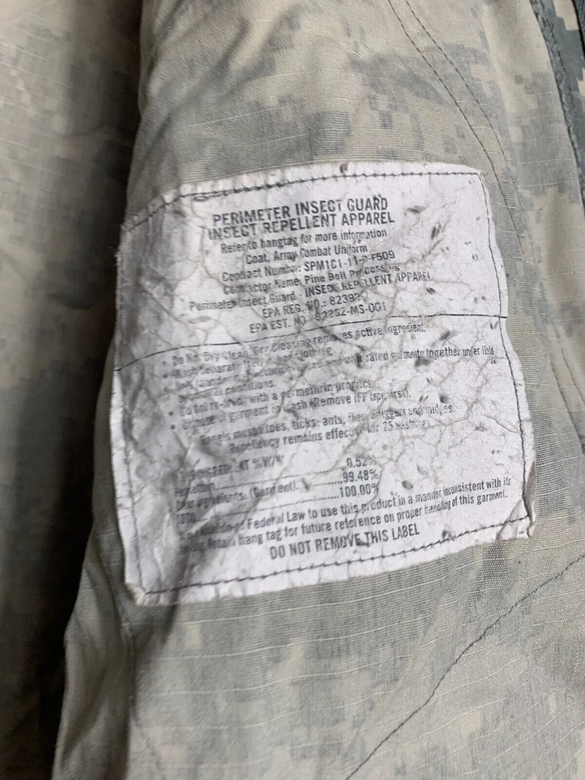 US Army Issue ACU Digicam Digital Camouflage Ripstop Shirt - Medium Long