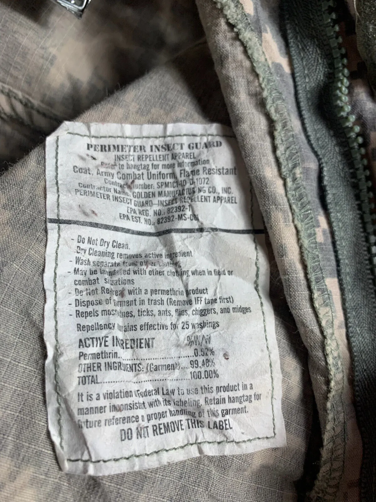 US Army Issue ACU Digicam Digital Camouflage Ripstop Shirt - Small - Regular