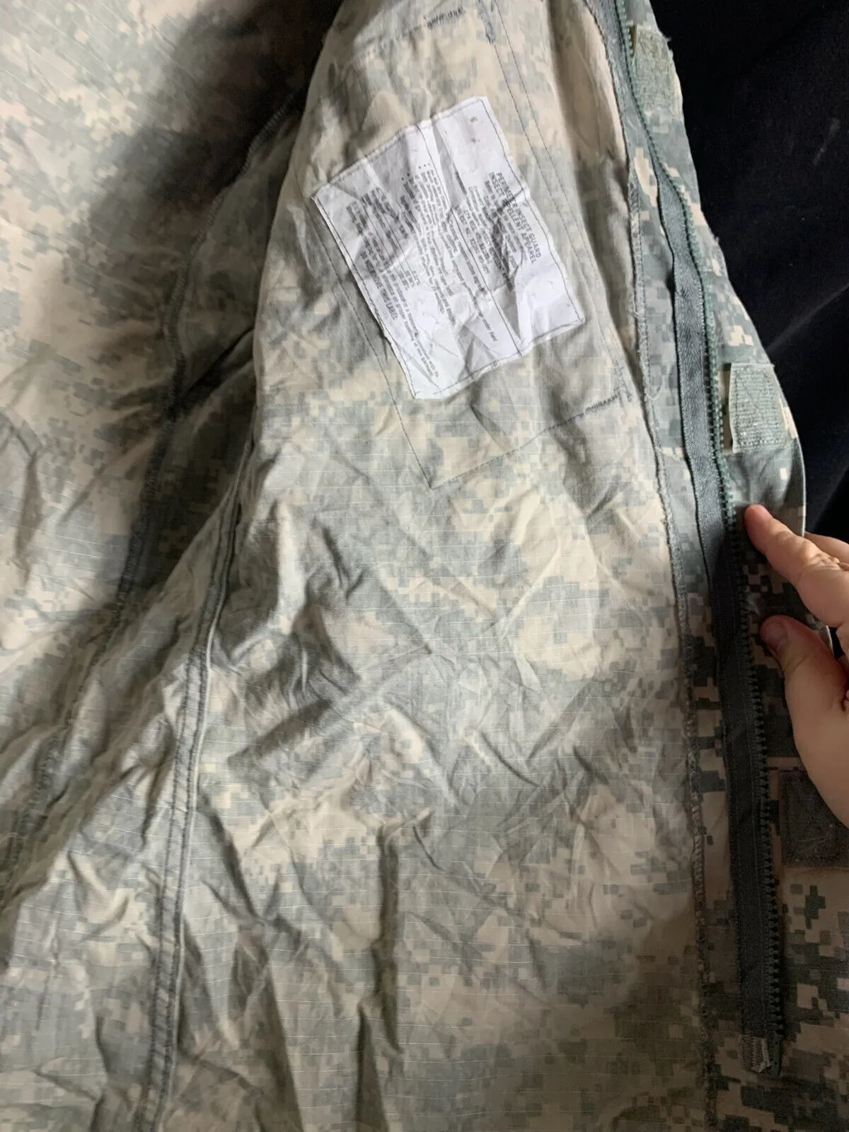 US Army Issue ACU Digicam Digital Camouflage Ripstop Shirt - Small - X Long