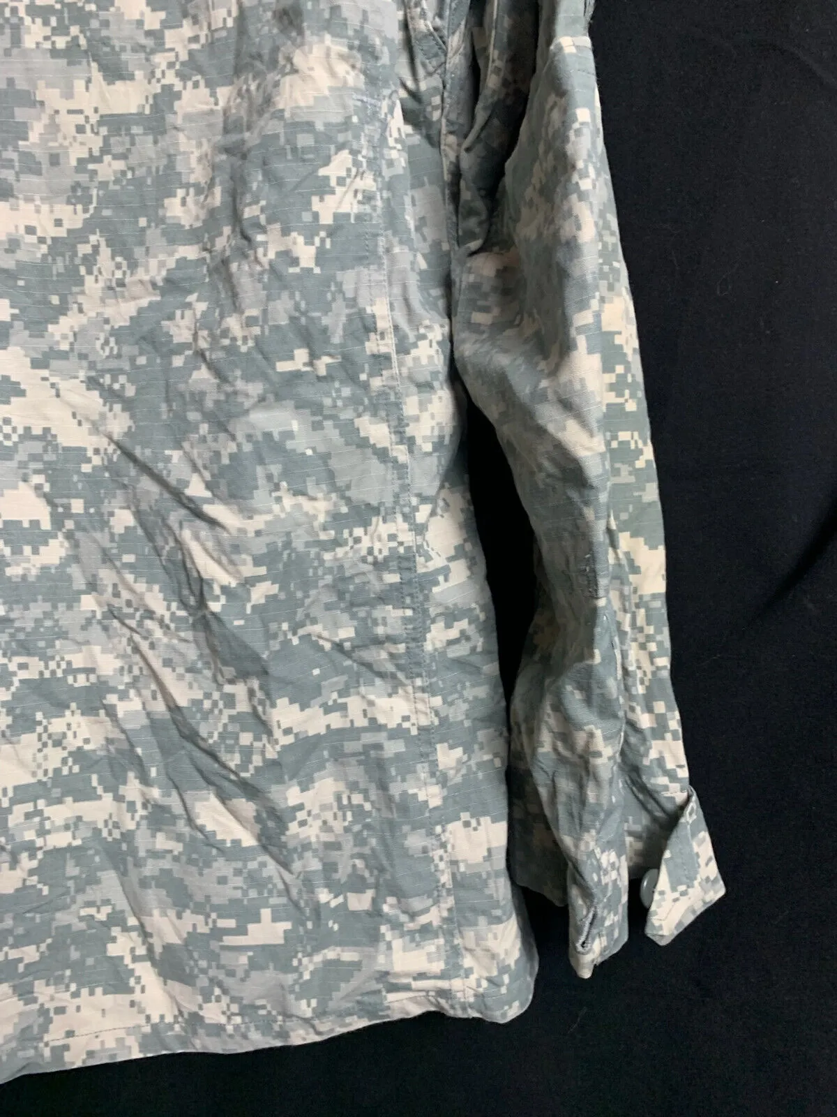 US Army Issue ACU Digicam Digital Camouflage Ripstop Shirt - Small - X Long