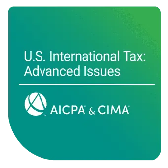 U.S. International Tax Certification - Earn Your AICPA Badge