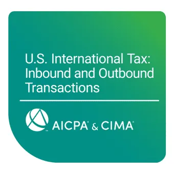 U.S. International Tax Certification - Earn Your AICPA Badge