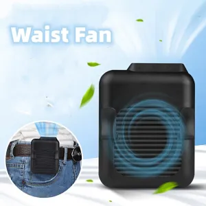 Usb Charging Waist Fan Hanging Neck Fan Outdoor Mini