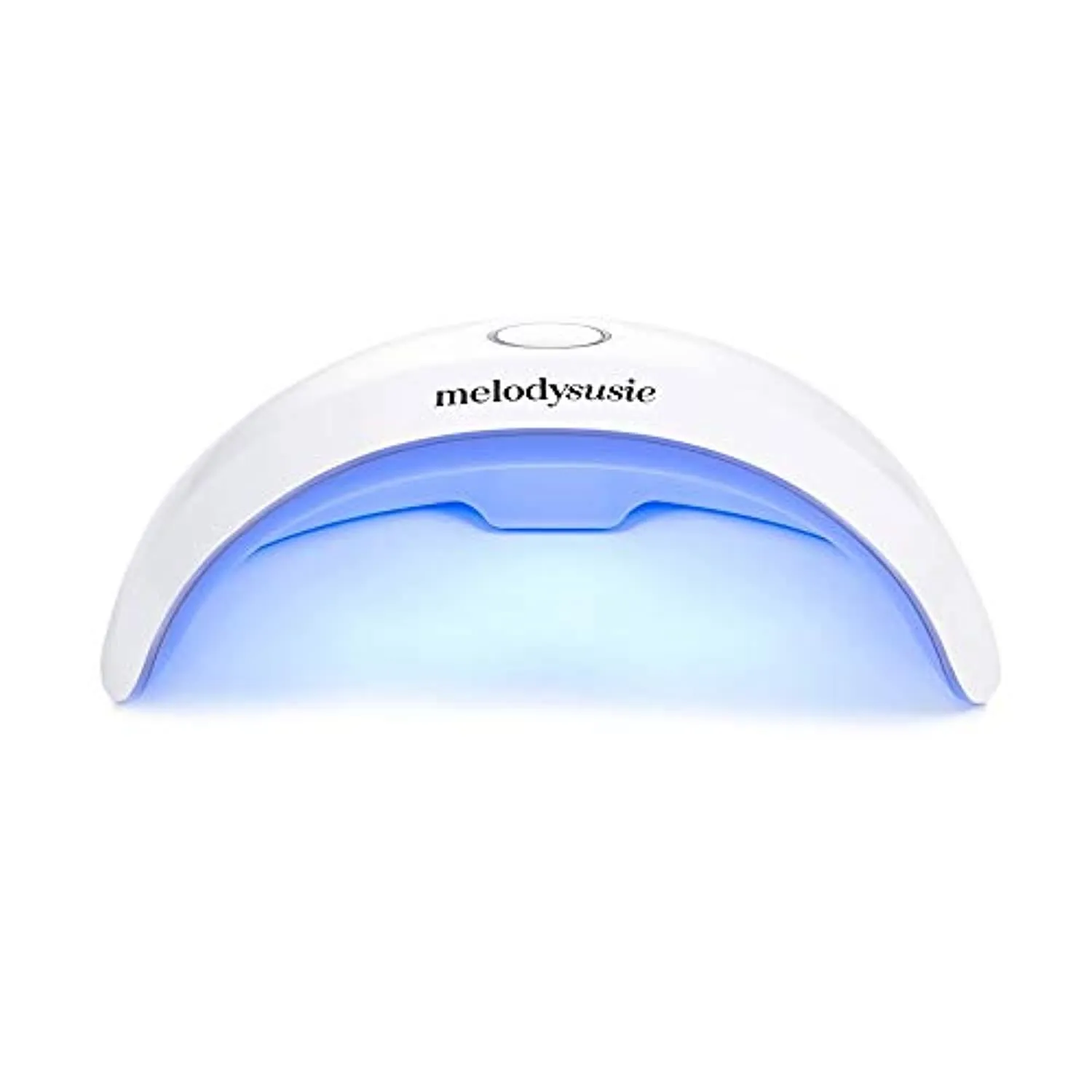 UV LED Nail Lamp, Melodysusie UV Light for Nails, Portable UV LED Nail Lamp for Gel Polish, UV Nail lamp for Acrylic and Gel, Suitable for Travel, Home, School, Office (White)