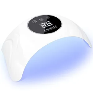 UV LED Nail Lamp, NAILGIRLS 48W UV Light for Nails Curing Lamp with 3 Timer Setting, Professional Nail Dryer Gel Polish Light with Automatic Sensor, LCD Display