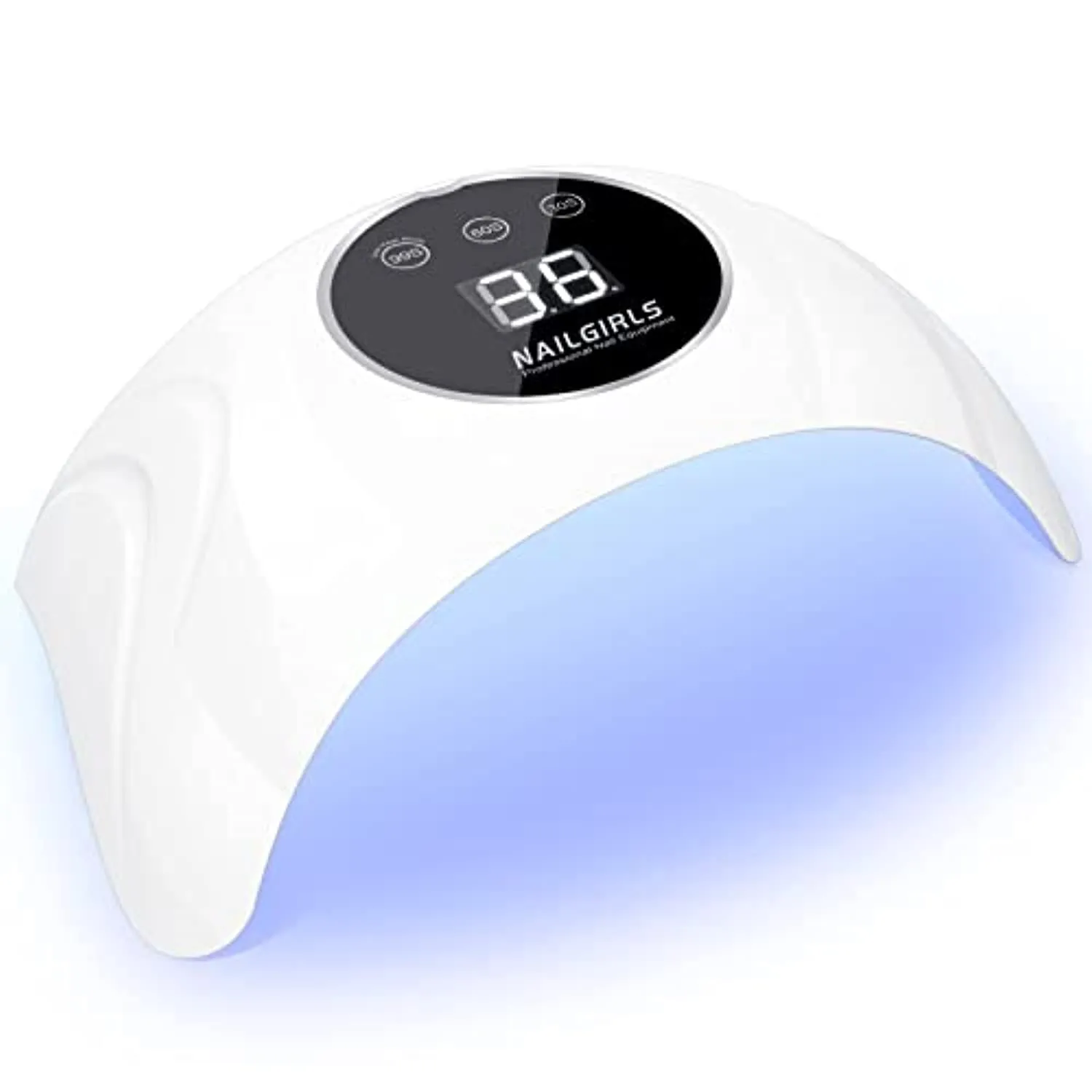 UV LED Nail Lamp, NAILGIRLS 48W UV Light for Nails Curing Lamp with 3 Timer Setting, Professional Nail Dryer Gel Polish Light with Automatic Sensor, LCD Display