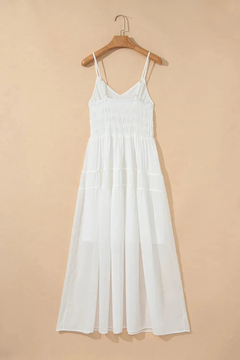 V-Neck High Waist Cami Dress
