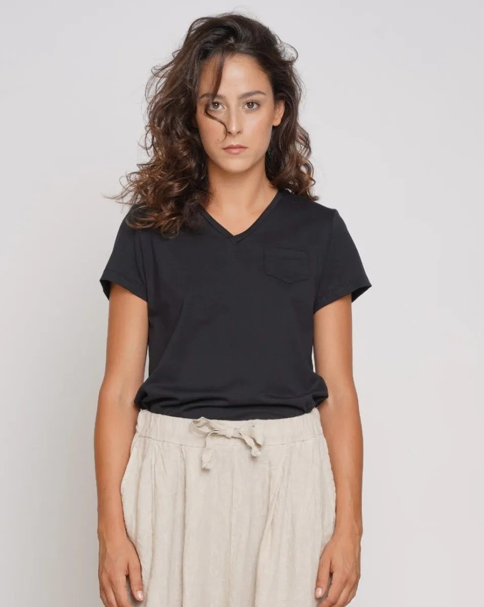 V-Neck Pocket Tee