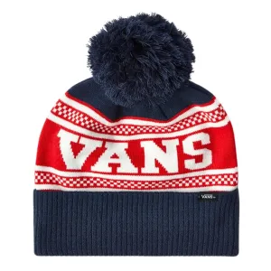 Vans Check Pom Beanie - Dress Blues