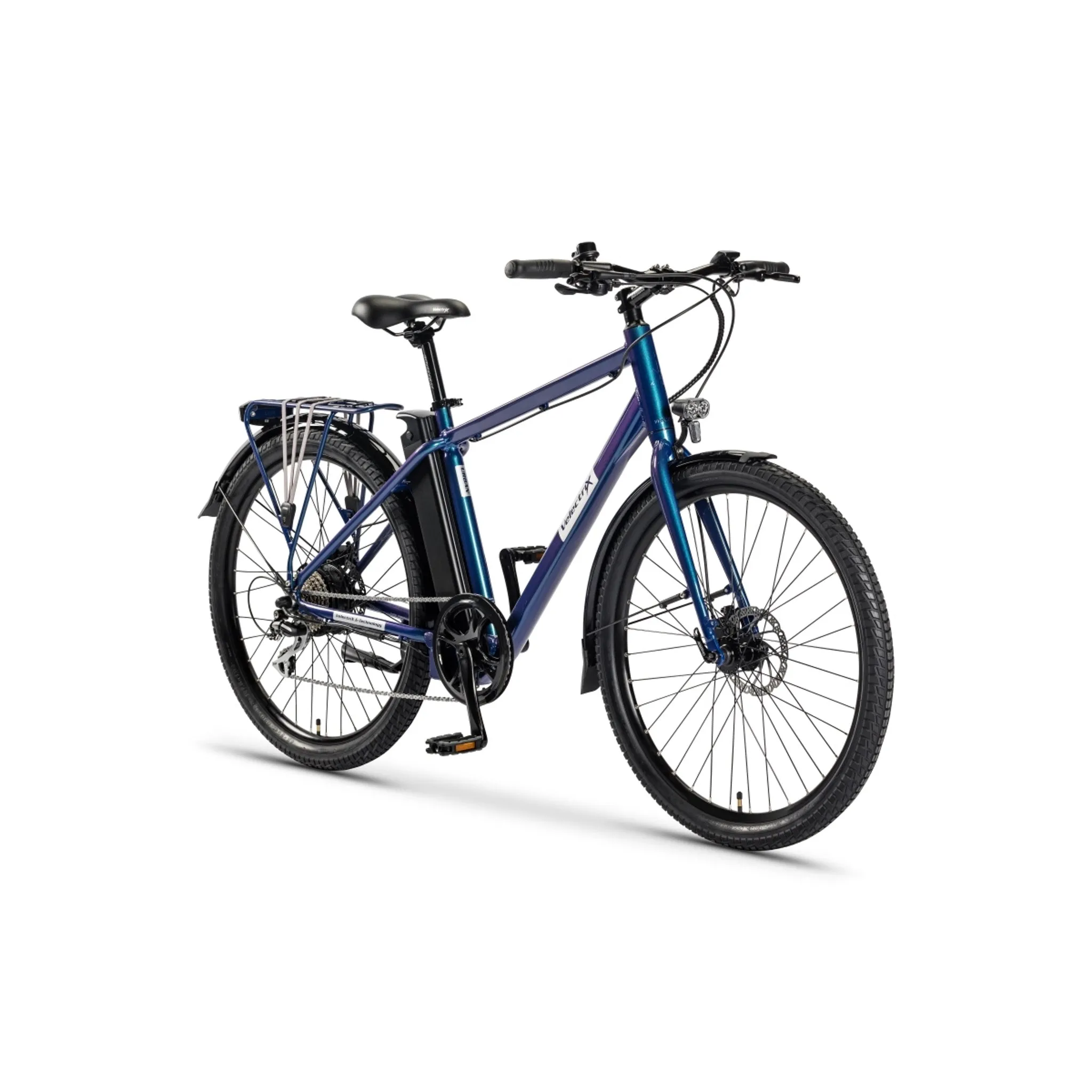Velectrix Urban Electric Bike 400wh Battery Blue