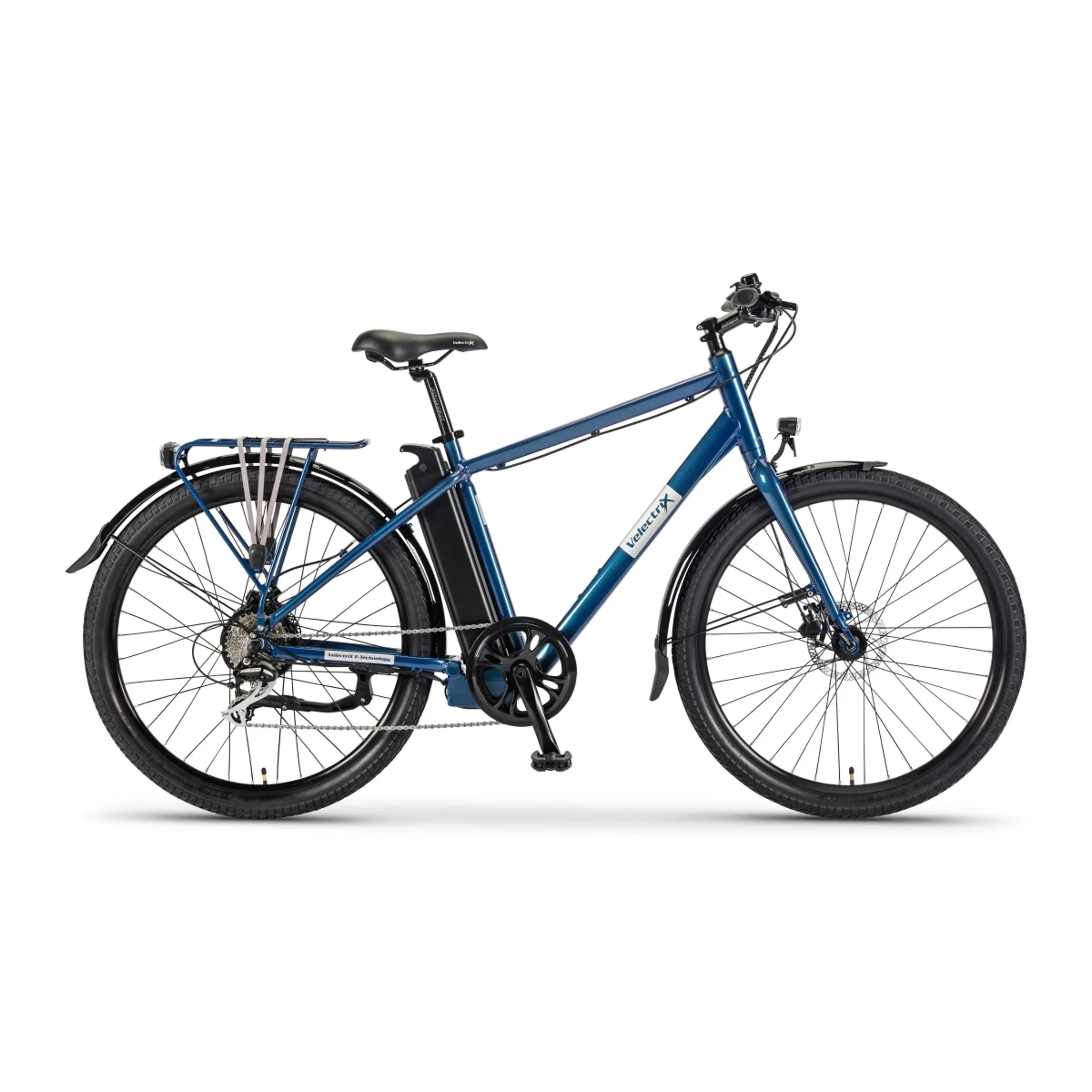 Velectrix Urban Electric Bike 400wh Battery Blue