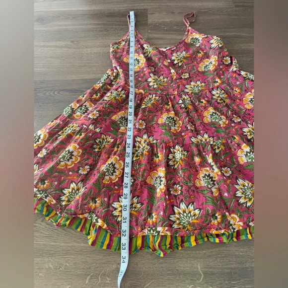 Velvet By Graham &amp; Spencer Tracy Printed Floral Mini Pop-On Boho Dress Size XS