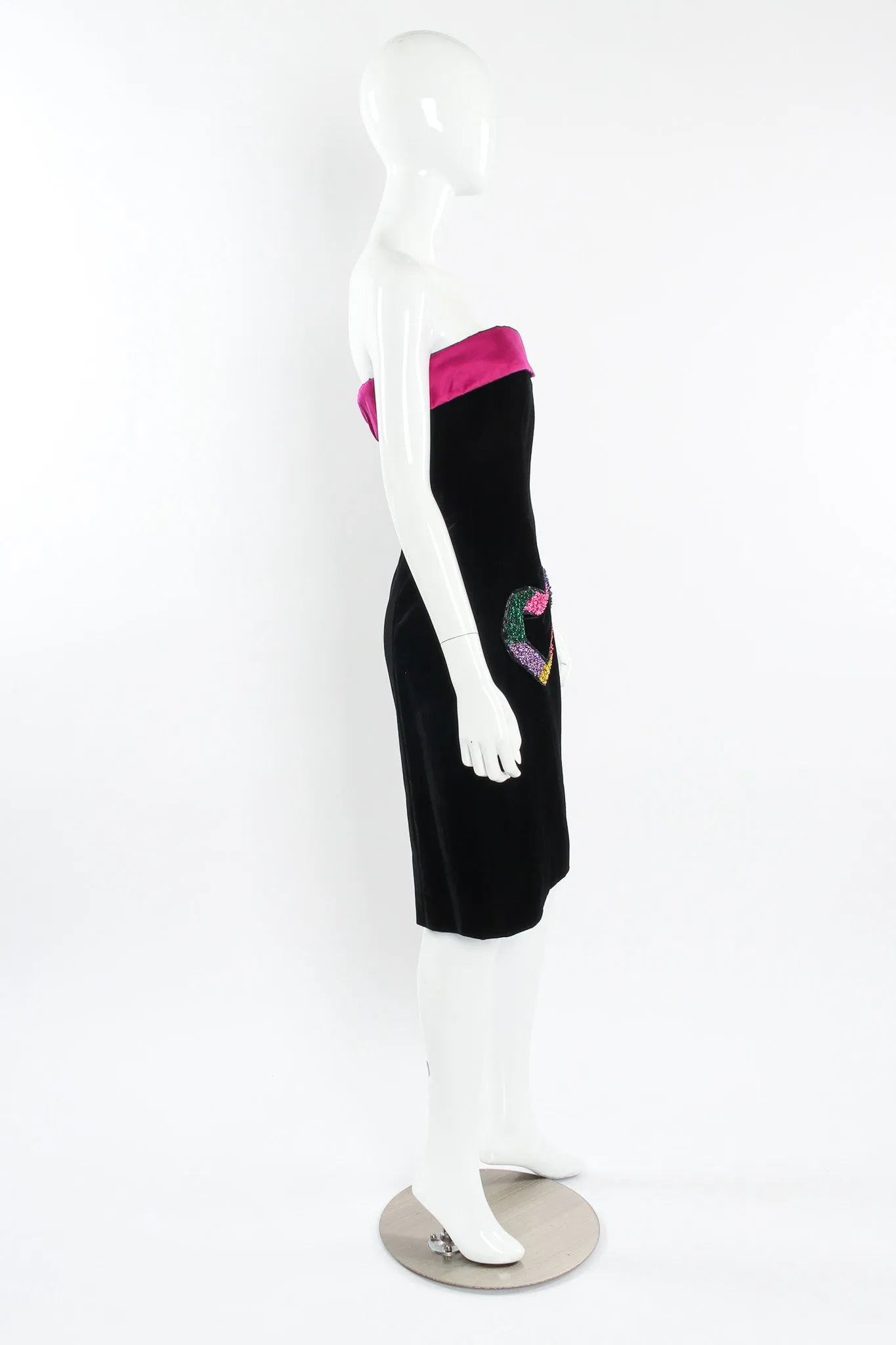 Velvet Love Bead Dress