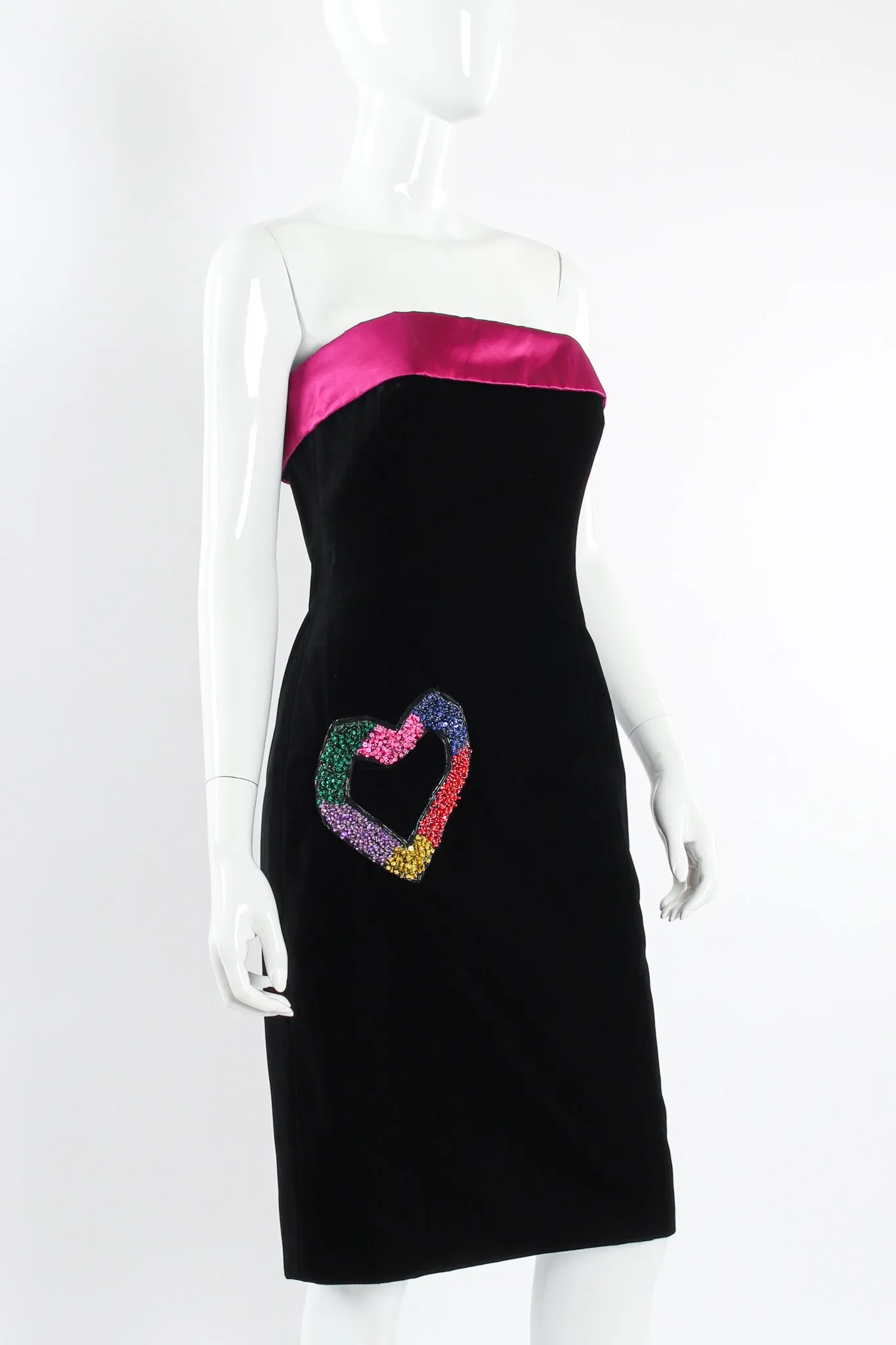 Velvet Love Bead Dress