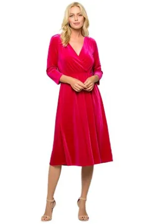 Velvet Midi Dress