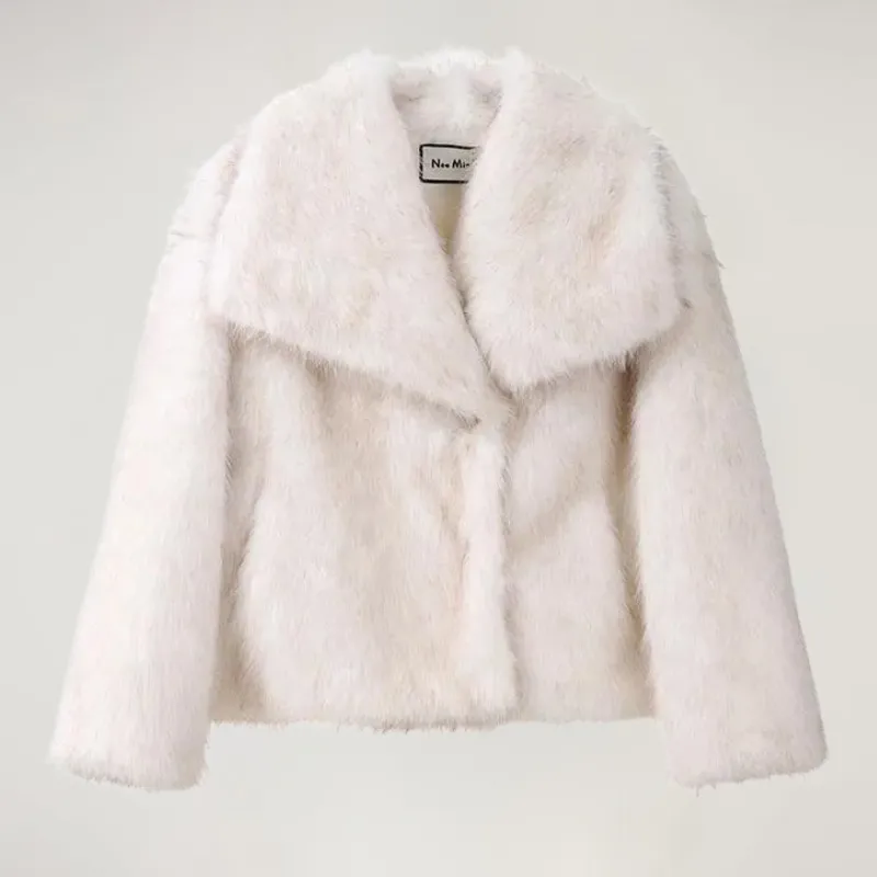 VelvetFur Luxe Coat | Elegant Warmth