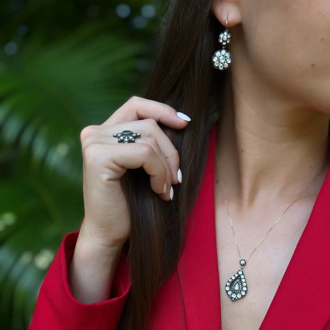 Victorian Diamond Earrings