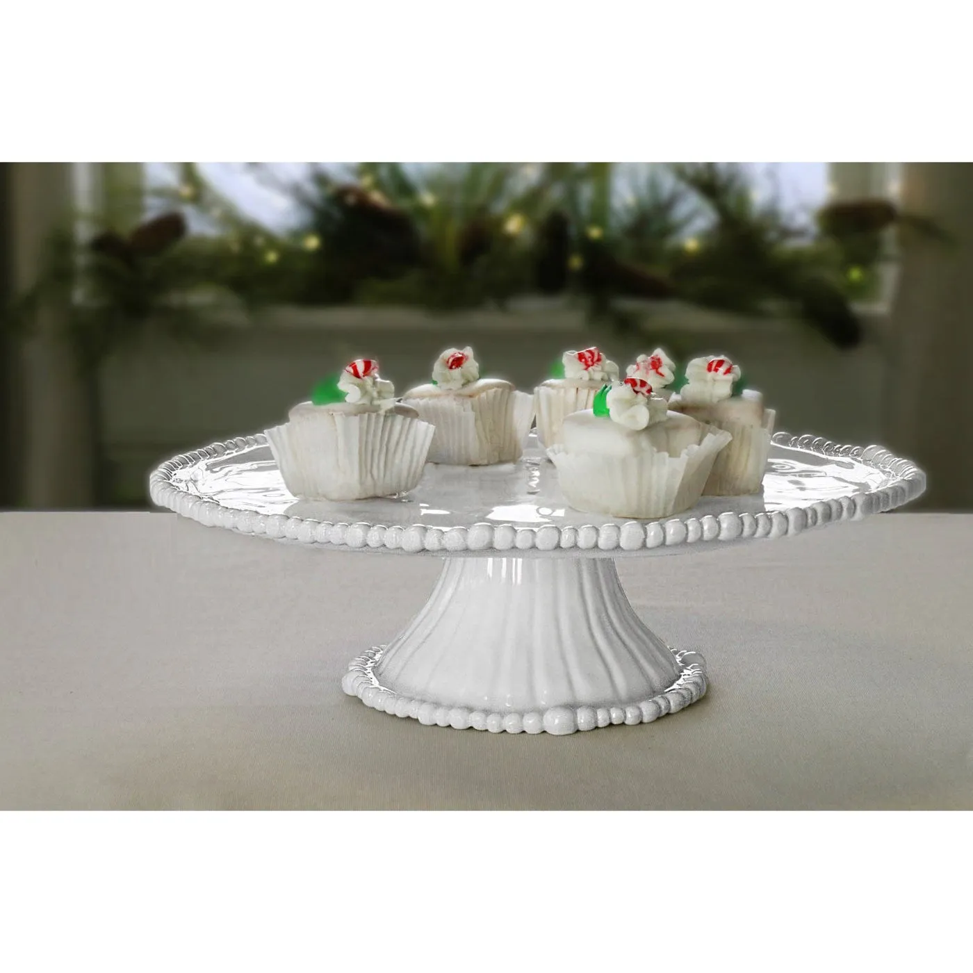 VIDA ALEGRIA PEDESTAL CAKE PLATE