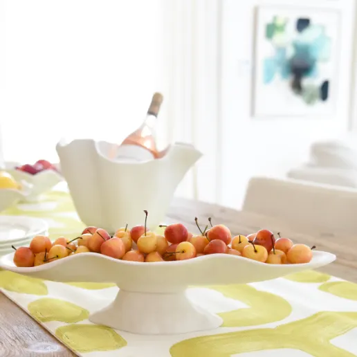 Vida Nube Oval Pedestal Cracker Tray