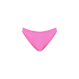 Vintage V Full Coverage Bikini Bottom - Pink Diva