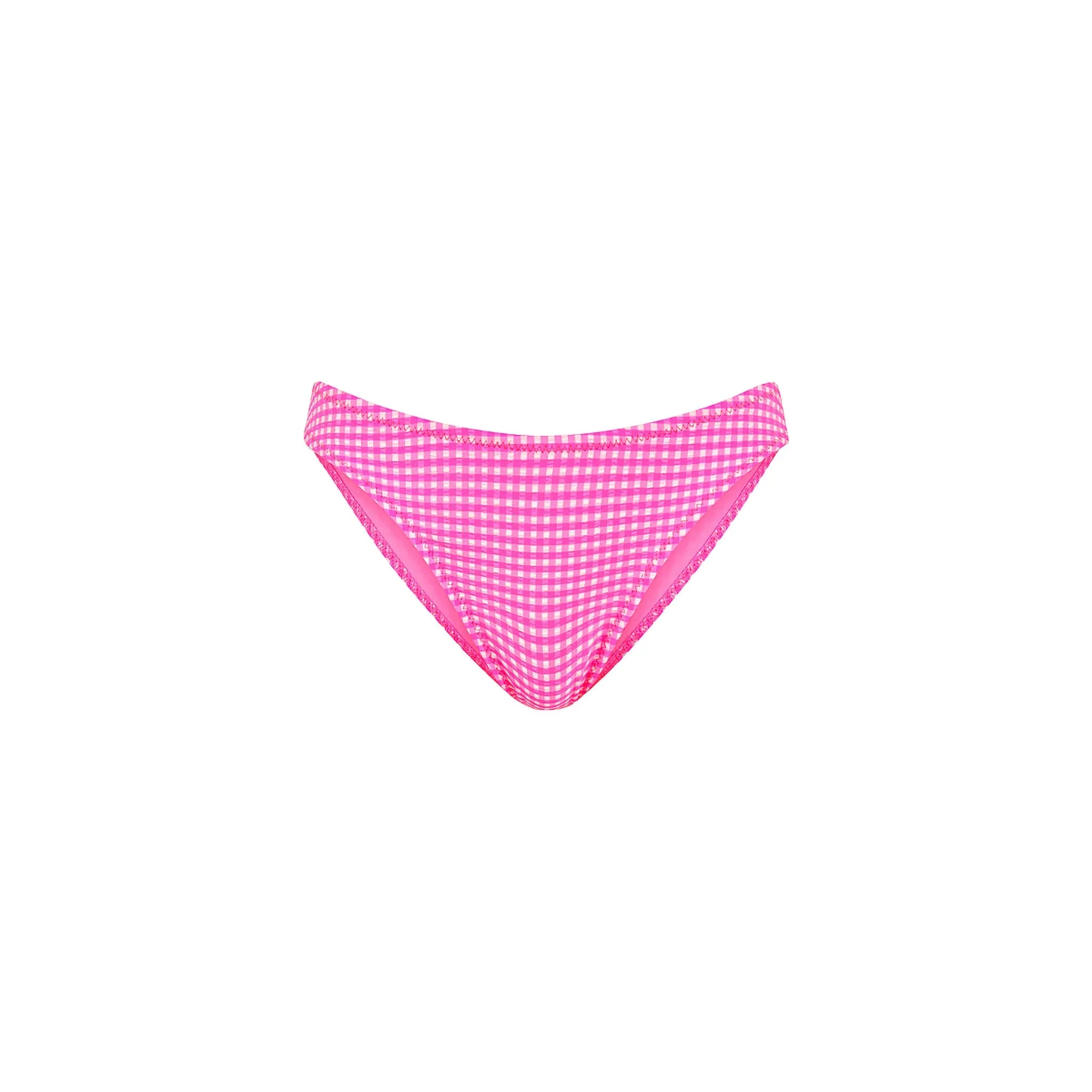 Vintage V Full Coverage Bikini Bottom - Pink Diva