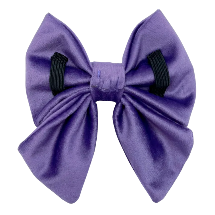 Violet Velvet - Dog Sailor Bowtie