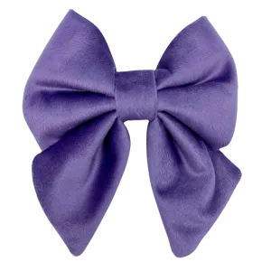 Violet Velvet - Dog Sailor Bowtie
