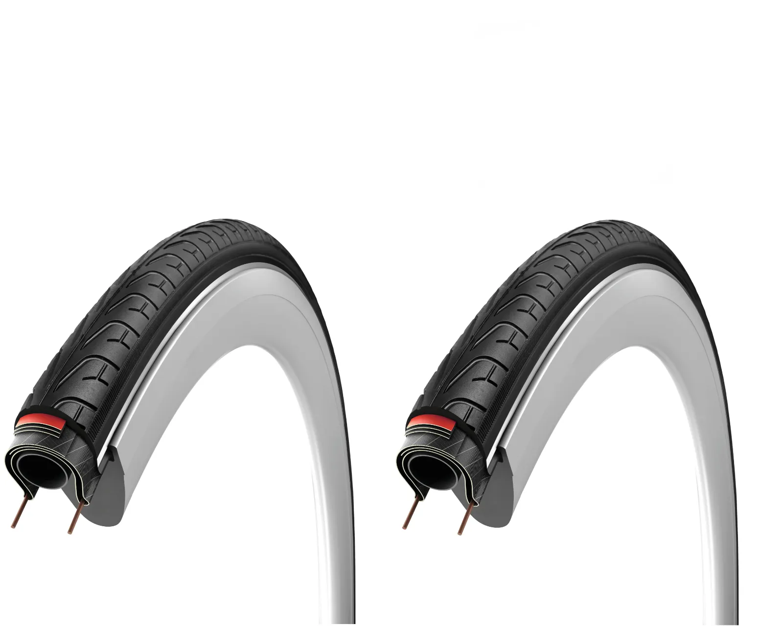 Vittoria Randonneur 700 x 35c Double Shield Hybrid Tyres With Schwalbe Tubes