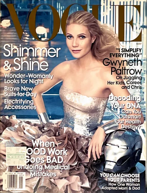 VOGUE Magazine US May 2008 GWYNETH PALTROW Tom Welling SHANNAN CLICK