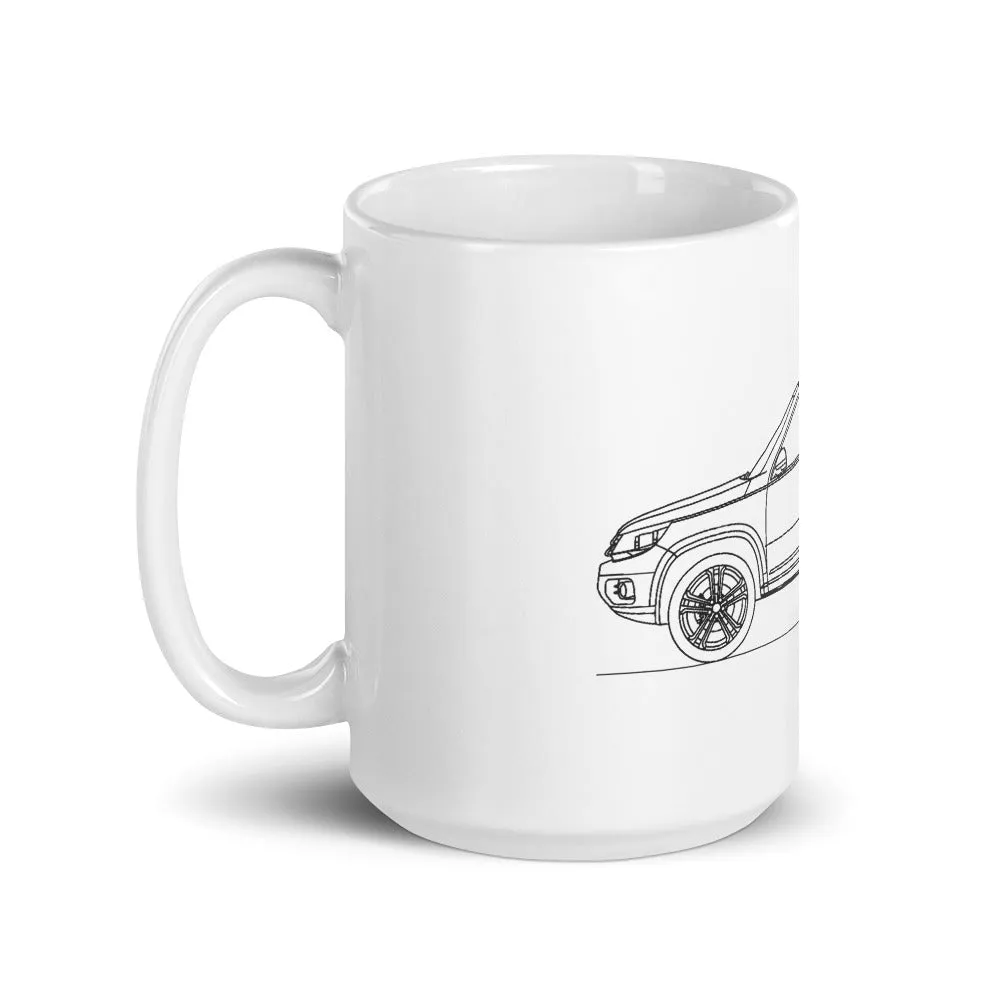 Volkswagen Tiguan R-Line Silhouette Mug