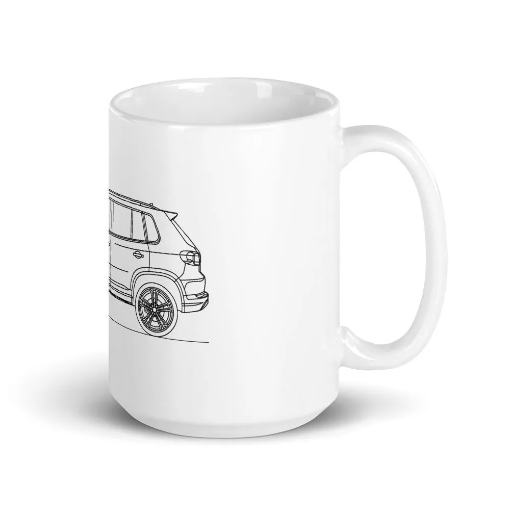 Volkswagen Tiguan R-Line Silhouette Mug