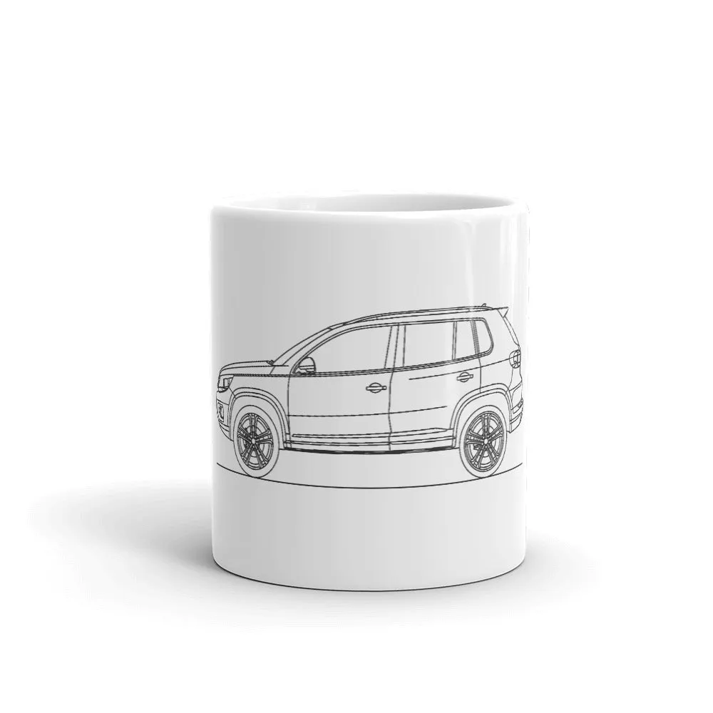 Volkswagen Tiguan R-Line Silhouette Mug