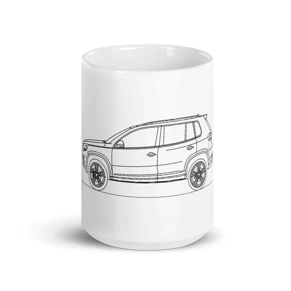 Volkswagen Tiguan R-Line Silhouette Mug