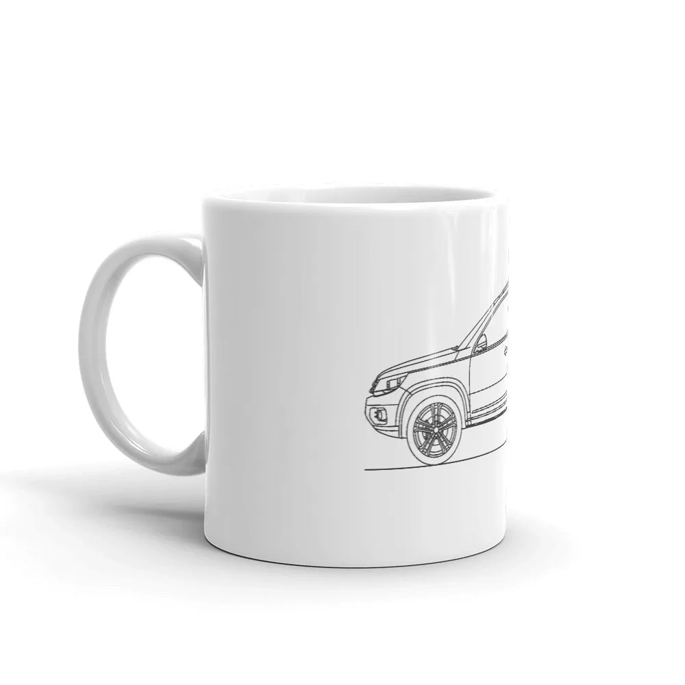 Volkswagen Tiguan R-Line Silhouette Mug