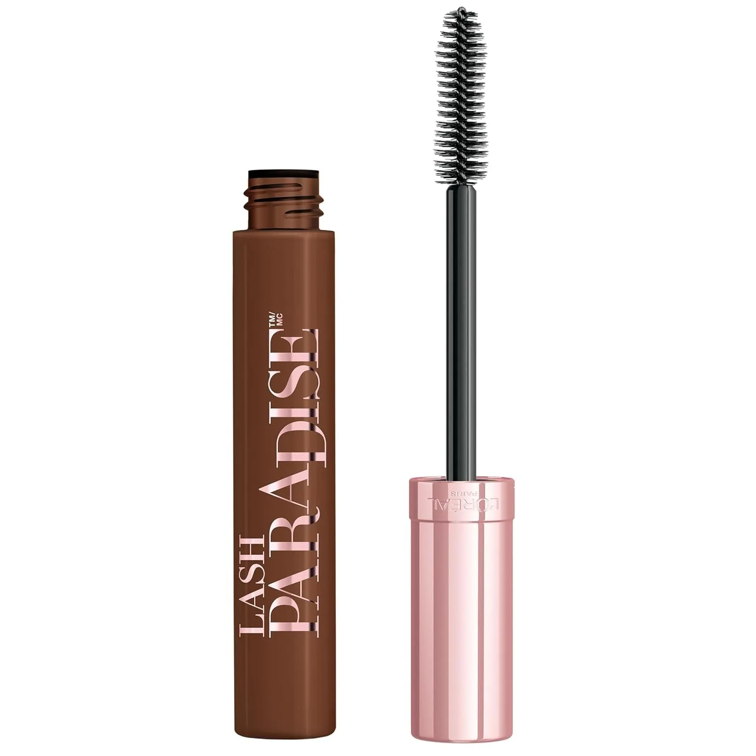 Voluminous Makeup Lash Paradise Mascara, Voluptuous Volume, Intense Length, Feathery Soft Full Lashes, No Flaking, No Smudging, No Clumping, Blackest Black, 0.25 Fl Oz (Pack of 1)