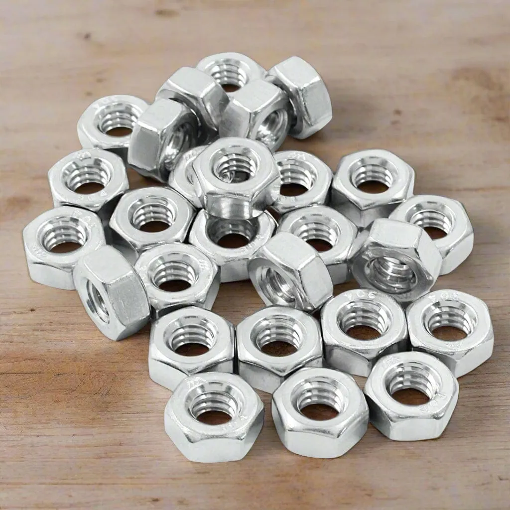 Wadfow M8 Carbon Steel Hex Nut Set - WMV1921