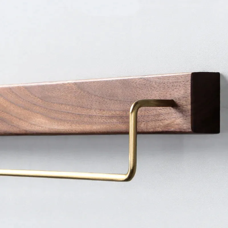 Walnut Towel Rack