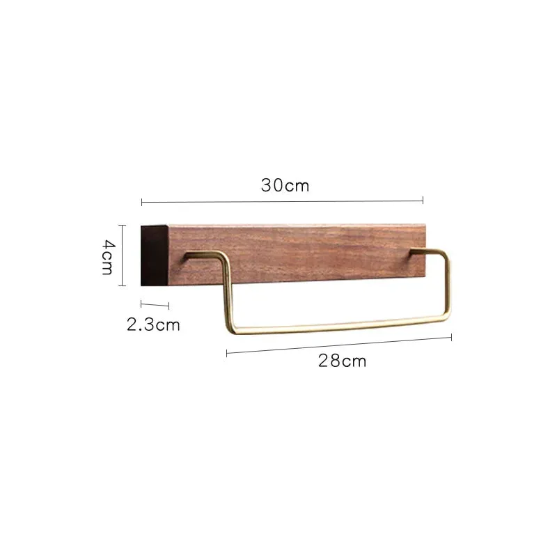 Walnut Towel Rack