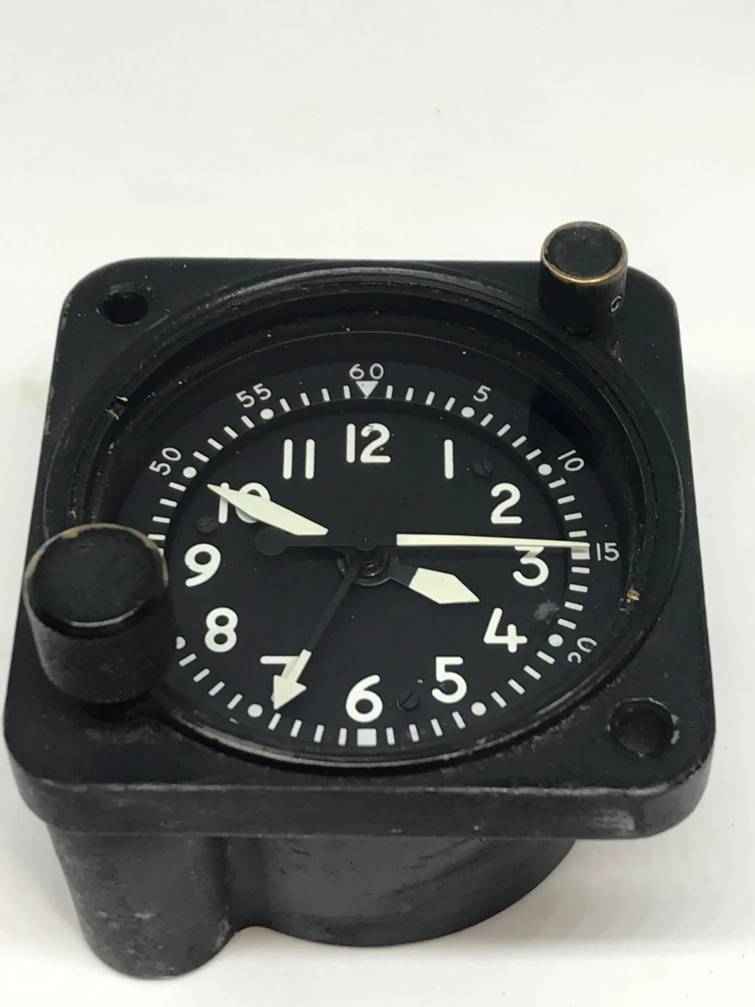 Waltham A13A Military 8-Day Aircraft Clock
