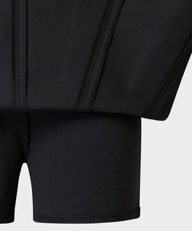 [Warehouse Sale] Anell Golf Cotton Flared Skirt - Black