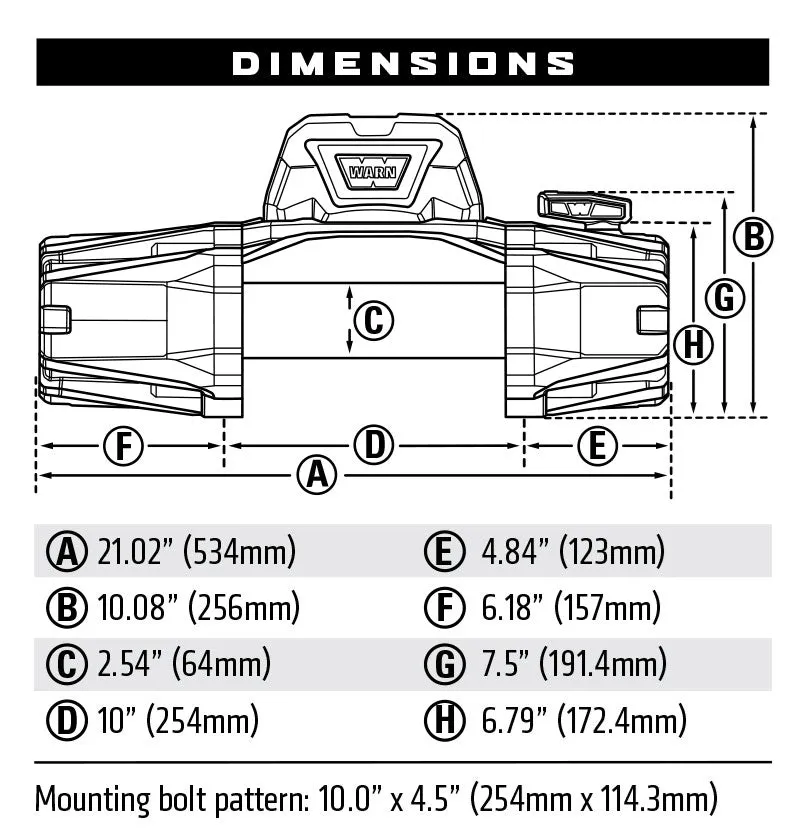 WARN - VR EVO 8-S - 103251