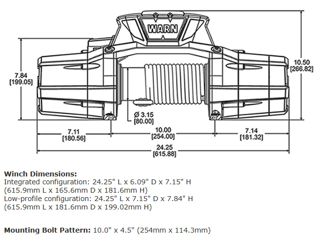 WARN - ZEON 12-S WINCH - 95950