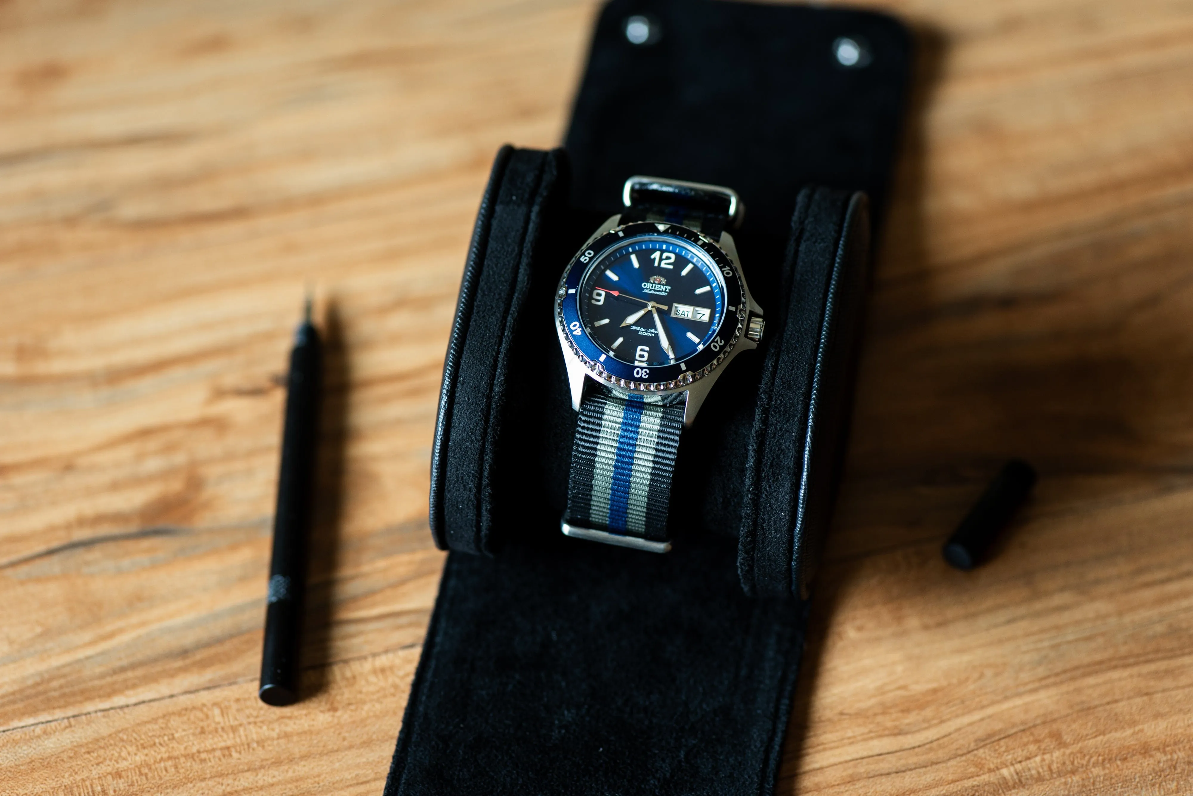 Watch Roll Travel Case - Single