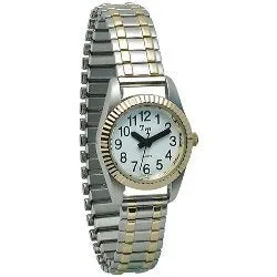 Watch - Tel-Time Lady's Low Vision Watch with White Clockface