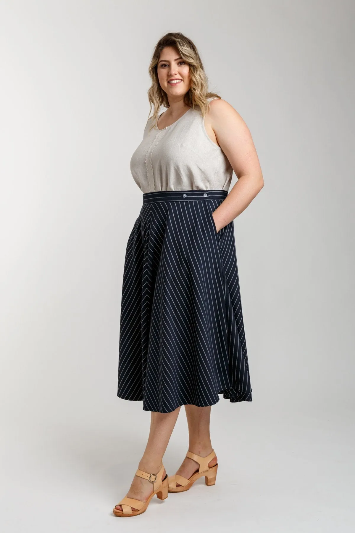 Wattle Curve skirt pattern
