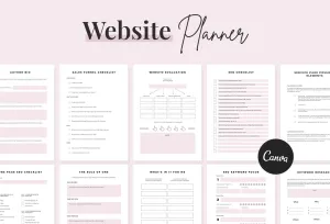 Website Planner Canva Template